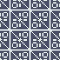 ein Pixel Muster mit Quadrate und Quadrate vektor