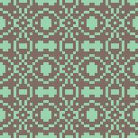 Pixel Muster Grün und braun vektor