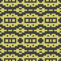 ein Gelb und schwarz geometrisch Muster vektor