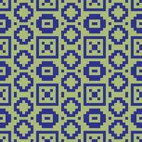 ein Grün und Blau geometrisch Muster vektor