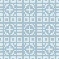 ein Blau und Weiß Muster mit Quadrate vektor