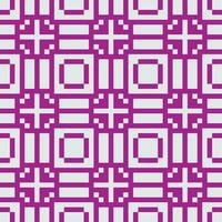 ein Pixel Stil Muster im lila und Weiß vektor