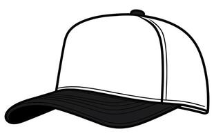 Trucker Hut, Gittergewebe Deckel Vorlage Illustration, leer schwarz Trucker Hut vektorisieren zum Designer. vektor