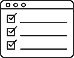 Aufgabe Checkliste Symbol. Zwischenablage Symbol Vektor