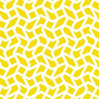 abstrakt sömlös geometrisk vit linje mönster med gul bakgrund. vektor