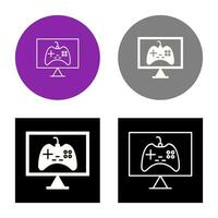unik uppkopplad spel vektor ikon