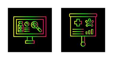 Forschung und Präsentation Symbol vektor