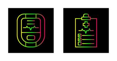 Oximeter und medizinisch Symbol vektor