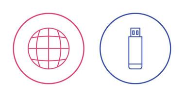 Globus und Design Symbol vektor
