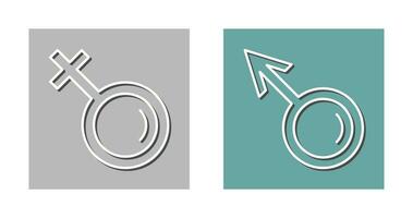 weiblich und männlich Symbol vektor