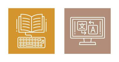 Studie und Sprache Symbol vektor