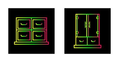 Kabinett und Geschäft Symbol vektor