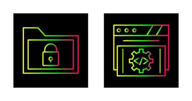 Mappe und Entwicklung Symbol vektor