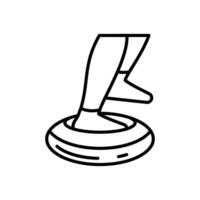 Balance Tafel Symbol im Vektor. Illustration vektor