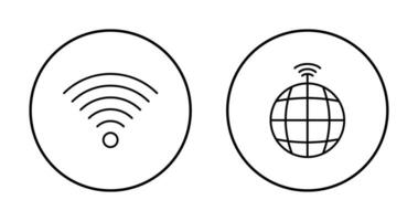 Signal auf Benutzer und global Signale Symbol vektor