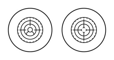 Tor und Ziel Symbol vektor