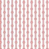 abstrakt nahtlos geometrisch rot Linie Muster Vektor. vektor