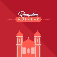 ramadan mubarak dag hälsning design fira vektor