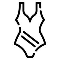 Badeanzug Symbol Illustration, zum uiux, Netz, Anwendung, Infografik, usw vektor