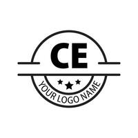 Brief ce Logo. c e. ce Logo Design Vektor Illustration zum kreativ Unternehmen, Geschäft, Industrie. Profi Vektor