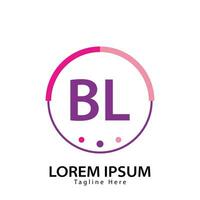 Brief bl Logo. b l. bl Logo Design Vektor Illustration zum kreativ Unternehmen, Geschäft, Industrie. Profi Vektor