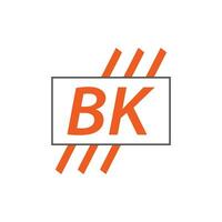 Brief bk Logo. b k. bk Logo Design Vektor Illustration zum kreativ Unternehmen, Geschäft, Industrie. Profi Vektor