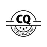 Brief cq Logo. c q. cq Logo Design Vektor Illustration zum kreativ Unternehmen, Geschäft, Industrie. Profi Vektor