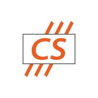 Brief cs Logo. c s. cs Logo Design Vektor Illustration zum kreativ Unternehmen, Geschäft, Industrie. Profi Vektor