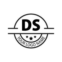 Brief ds Logo. d s. ds Logo Design Vektor Illustration zum kreativ Unternehmen, Geschäft, Industrie. Profi Vektor