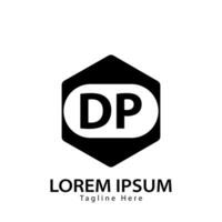 Brief dp Logo. d p. dp Logo Design Vektor Illustration zum kreativ Unternehmen, Geschäft, Industrie. Profi Vektor