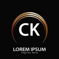 Brief ck Logo. c k. ck Logo Design Vektor Illustration zum kreativ Unternehmen, Geschäft, Industrie. Profi Vektor