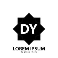 Brief dy Logo. d j. dy Logo Design Vektor Illustration zum kreativ Unternehmen, Geschäft, Industrie. Profi Vektor