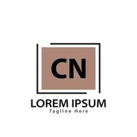 Brief cn Logo. c N. cn Logo Design Vektor Illustration zum kreativ Unternehmen, Geschäft, Industrie. Profi Vektor