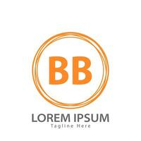 Brief bb Logo. b b. bb Logo Design Vektor Illustration zum kreativ Unternehmen, Geschäft, Industrie. Profi Vektor