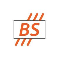 Brief bs Logo. b s. bs Logo Design Vektor Illustration zum kreativ Unternehmen, Geschäft, Industrie