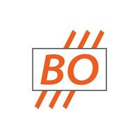 Brief bo Logo. b Ö. bo Logo Design Vektor Illustration zum kreativ Unternehmen, Geschäft, Industrie