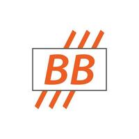 Brief bb Logo. b b. bb Logo Design Vektor Illustration zum kreativ Unternehmen, Geschäft, Industrie. Profi Vektor