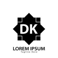 Brief dk Logo. d k. dk Logo Design Vektor Illustration zum kreativ Unternehmen, Geschäft, Industrie. Profi Vektor