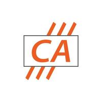 Brief ca. Logo. c a. ca. Logo Design Vektor Illustration zum kreativ Unternehmen, Geschäft, Industrie. Profi Vektor