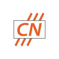 Brief cn Logo. c N. cn Logo Design Vektor Illustration zum kreativ Unternehmen, Geschäft, Industrie. Profi Vektor