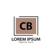 Brief cb Logo. c b. cb Logo Design Vektor Illustration zum kreativ Unternehmen, Geschäft, Industrie. Profi Vektor