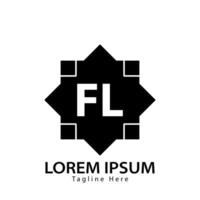 Brief fl Logo. f l. fl Logo Design Vektor Illustration zum kreativ Unternehmen, Geschäft, Industrie. Profi Vektor