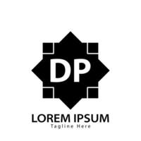 Brief dp Logo. d p. dp Logo Design Vektor Illustration zum kreativ Unternehmen, Geschäft, Industrie. Profi Vektor