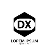 Brief dx Logo. d x. dx Logo Design Vektor Illustration zum kreativ Unternehmen, Geschäft, Industrie. Profi Vektor
