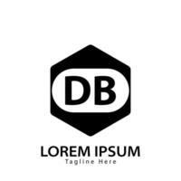 Brief db Logo. d b. db Logo Design Vektor Illustration zum kreativ Unternehmen, Geschäft, Industrie. Profi Vektor