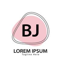 Brief bj Logo. b j. bj Logo Design Vektor Illustration zum kreativ Unternehmen, Geschäft, Industrie. Profi Vektor