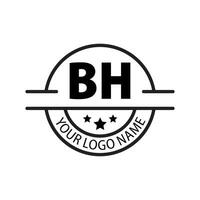 Brief bh Logo. b h. bh Logo Design Vektor Illustration zum kreativ Unternehmen, Geschäft, Industrie. Profi Vektor