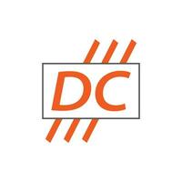 Brief dc Logo. d c. dc Logo Design Vektor Illustration zum kreativ Unternehmen, Geschäft, Industrie. Profi Vektor