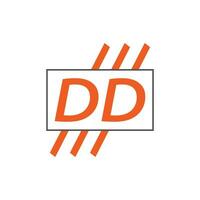 Brief dd Logo. d d. dd Logo Design Vektor Illustration zum kreativ Unternehmen, Geschäft, Industrie. Profi Vektor