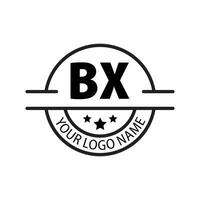 Brief bx Logo. b x. bx Logo Design Vektor Illustration zum kreativ Unternehmen, Geschäft, Industrie